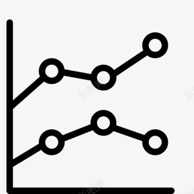 线图存储统计图标图标