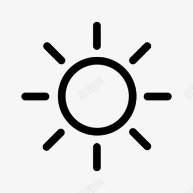 阳光科技夏日图标图标