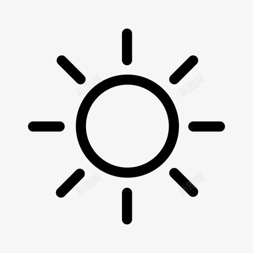 阳光科技夏日图标svg_新图网 https://ixintu.com 估计 儿童世界 光明 品牌 增强 夏日 天气 数据 科技 阳光