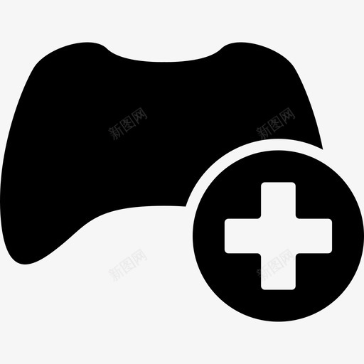 添加控制界面符号视频游戏图标svg_新图网 https://ixintu.com 添加控制界面符号 视频游戏