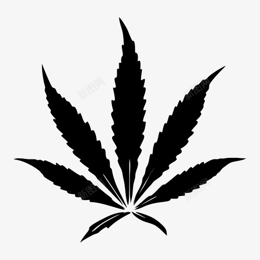 大麻树春天图标svg_新图网 https://ixintu.com 叶子 大麻 春天 树 绿色 自然