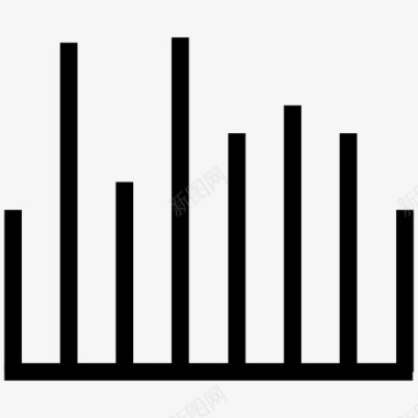 条形图信息图形线图标图标