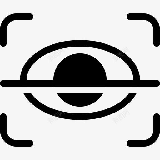 视网膜扫描仪技术检查图标svg_新图网 https://ixintu.com id 医生 安全实体图标 技术 检查 眼睛 视图 视网膜扫描仪