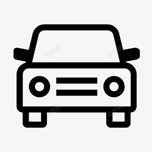 汽车紧凑型驱动图标svg_新图网 https://ixintu.com 四轮车 旅程 旅行 汽车 紧凑型 车辆 运输 道路 驱动