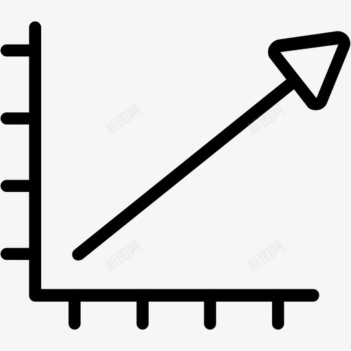 生长图进度放大镜图标svg_新图网 https://ixintu.com 上升 信息 分析 放大镜 波段 生长图 箭头 视觉 进度