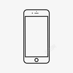 apple6智能手机整体lense图标高清图片