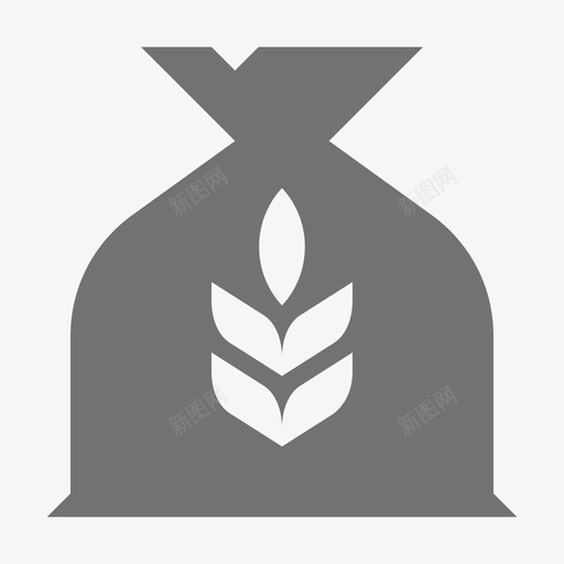 小麦袋市场和经济材料标图标svg_新图网 https://ixintu.com 小麦袋 市场和经济材料设计图标