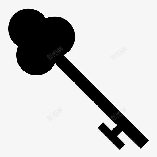 钥匙古董门图标svg_新图网 https://ixintu.com 古董 安全 开锁 打开 钥匙 锁 门 骨架钥匙