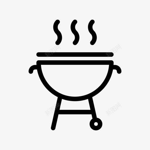 烧烤木炭烹饪图标svg_新图网 https://ixintu.com 户外 木炭 烧烤 烹饪 野生动物 食物