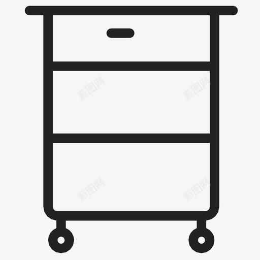 箱子桌子副刊图标svg_新图网 https://ixintu.com 副刊 器具 增加 家具 开发 木制 架子 桌子 生成 箱子