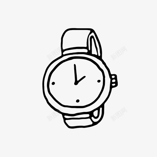 手表腕表表带图标svg_新图网 https://ixintu.com 手表 浪漫收藏 腕表 表带 配件