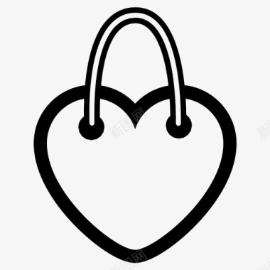心形钱包携带爱情爱情包图标图标