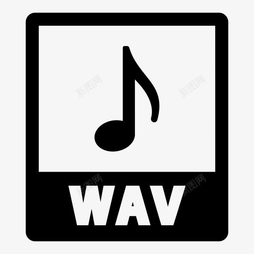 wav文件视频音乐图标svg_新图网 https://ixintu.com wav文件 下载 加载 扩展 收听 文件格式1 文档 视频 音乐
