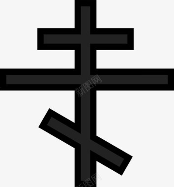 基督教信仰祈祷图标图标