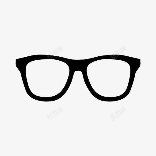 眼镜普通眼镜黑眼镜图标svg_新图网 https://ixintu.com 好眼镜 普通眼镜 漂亮眼镜 白眼镜 眼镜 视力 黑眼镜