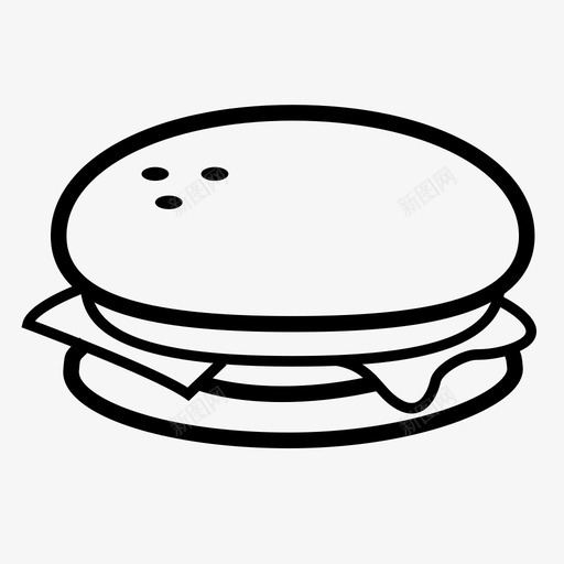 汉堡牛排零食图标svg_新图网 https://ixintu.com 三明治 奶酪 汉堡 牛排 牛肉 美味 肉饼 零食 面包店 食物 饭菜
