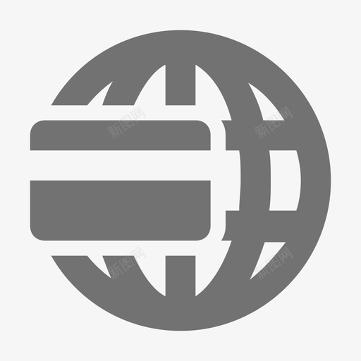 国际卡金融材料标图标svg_新图网 https://ixintu.com 国际卡 金融材料设计图标