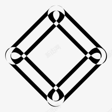图案三角架对称图标图标