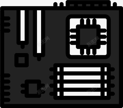 主板好主板好妈妈图标svg_新图网 https://ixintu.com 主板 元件 墙板 处理器 好主板 好妈妈 微芯片 电脑 黑板
