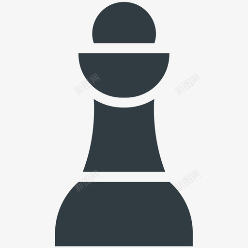 象棋棋子运动酷标图标svg_新图网 https://ixintu.com 象棋棋子 运动酷矢量图标