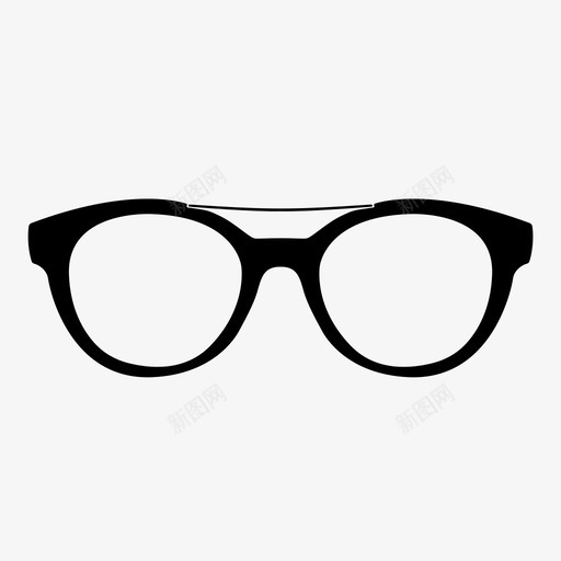 眼镜透明眼睛图标svg_新图网 https://ixintu.com 太阳镜 漫游 漫游太阳镜 看见 眼睛 眼镜 自然 近视 透明 阅读