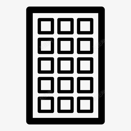 房地产建筑商业图标svg_新图网 https://ixintu.com 交易 办公室 商业 建筑 房地产 服务 楼层 物业销售 职称
