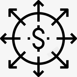 项目资金支出报表资金银行预算图标高清图片