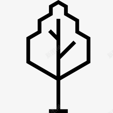 树木木材灌木图标图标