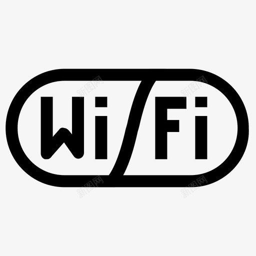 wifi区域ui线图标svg_新图网 https://ixintu.com ui线图标 wifi区域