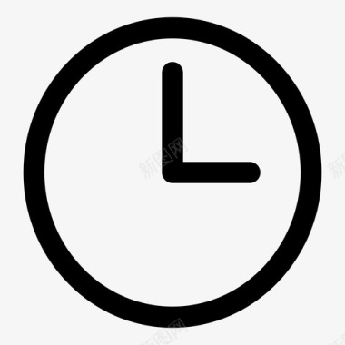 时钟年表钟面图标图标