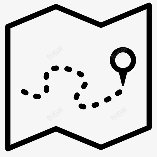 地图旅行地形图标svg_新图网 https://ixintu.com 位置 地图 地图集 地形 地理区域 平滑线旅行 旅程 旅行 漫画 行程 计划