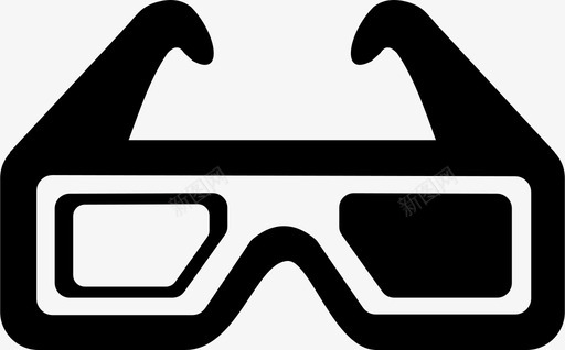 3d眼镜手表电视图标svg_新图网 https://ixintu.com 3d眼镜 手表 投影 电影 电影院 电视 风