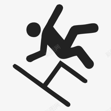 从椅子上掉下来从椅子上摔下来滑图标图标