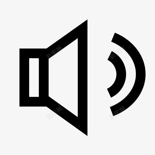 扬声器语音声音图标svg_新图网 https://ixintu.com 声音 扬声器 收听 用户界面满足您的所有需要 耳机 语音 调整 降低 音量 音频