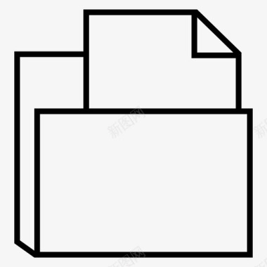 文件文件夹传奇文件夹与文件图标图标