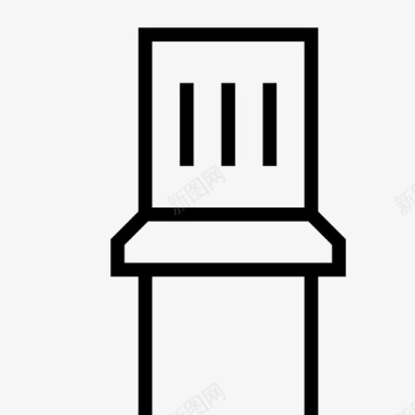 椅子展示件座位图标图标