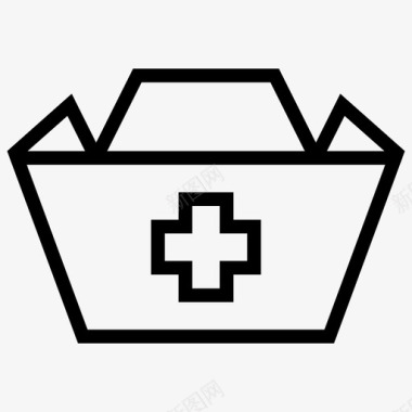 护士帽制服医疗图标图标