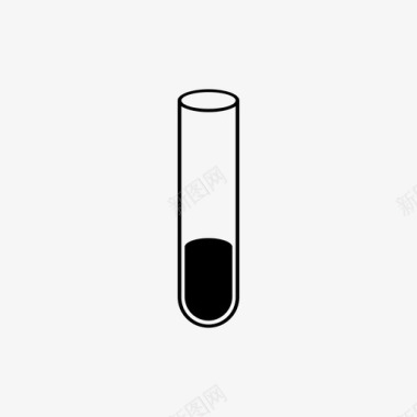 试管化学容器图标图标