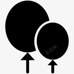气球游戏气球游戏酷标图标高清图片