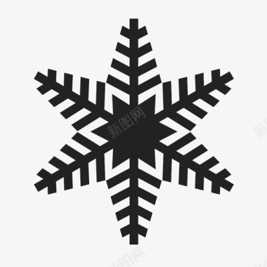雪花冬天天气图标图标