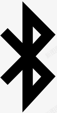 蓝牙无线符号图标图标
