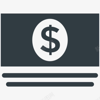 钞票商业酷标图标图标