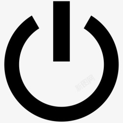 点开电源整体开图标高清图片