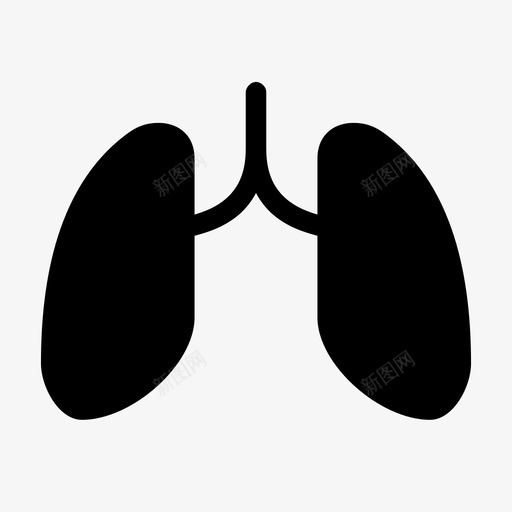 肺器官机械图标svg_新图网 https://ixintu.com 体格 保健雕文 呼吸 器官 心脏 机器 机械 癌症 肺 身体部位 过滤器