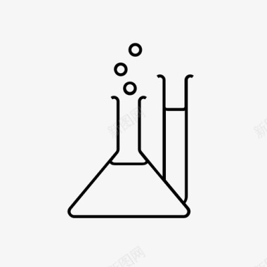 科学化学实验图标图标