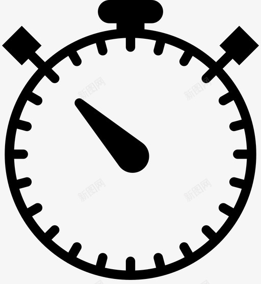 秒表计时器滴答器图标svg_新图网 https://ixintu.com 周期 基本固体 日期 时钟 滴答器 秒表 计数 计时 计时器 钟摆