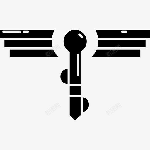 带翅膀的关键变型几个图标svg_新图网 https://ixintu.com 几个 带翅膀的关键变型