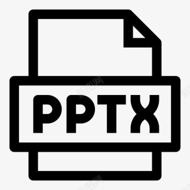 pptx文件数据文件文档图标图标