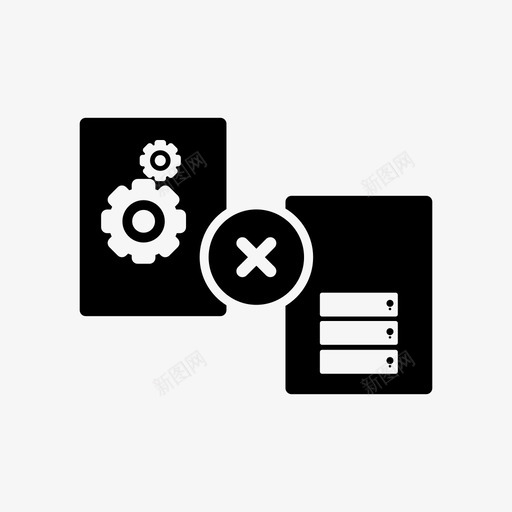删除数据库工作表图标svg_新图网 https://ixintu.com 删除数据库工作表