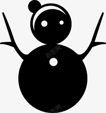 雪人乐队圣诞节图标图标